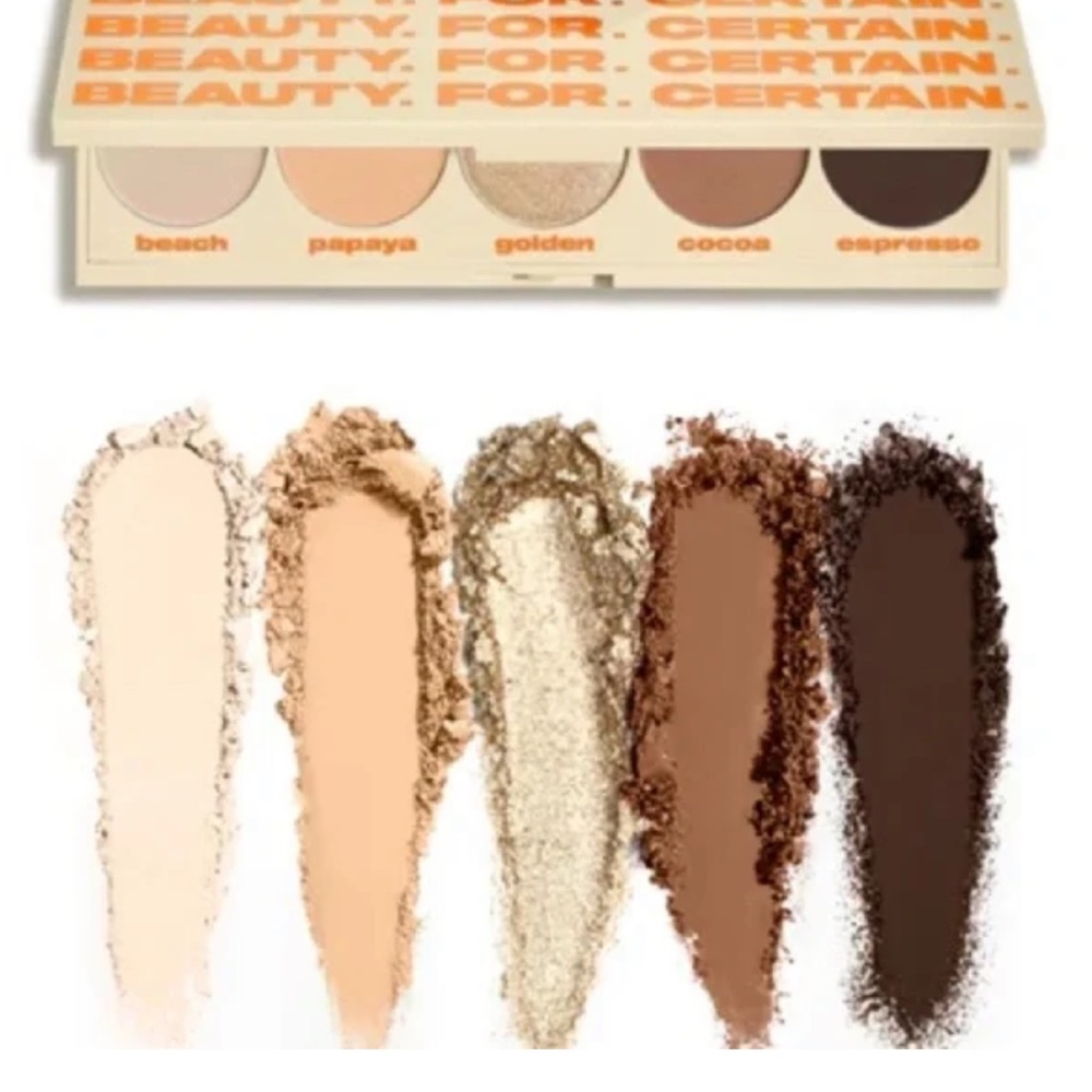 NIB Beauty For Certain Eyeshadow Palette in Playa to Palazzo